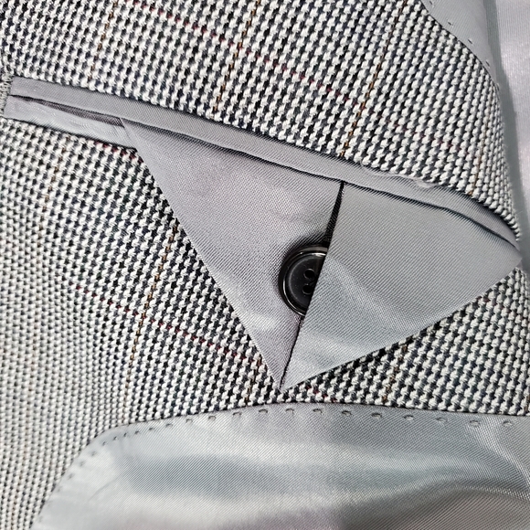 Lauren Ralph Lauren Mens Light Gray 2 Button Blazer Sports Coat Size 39R - Picture 12 of 12